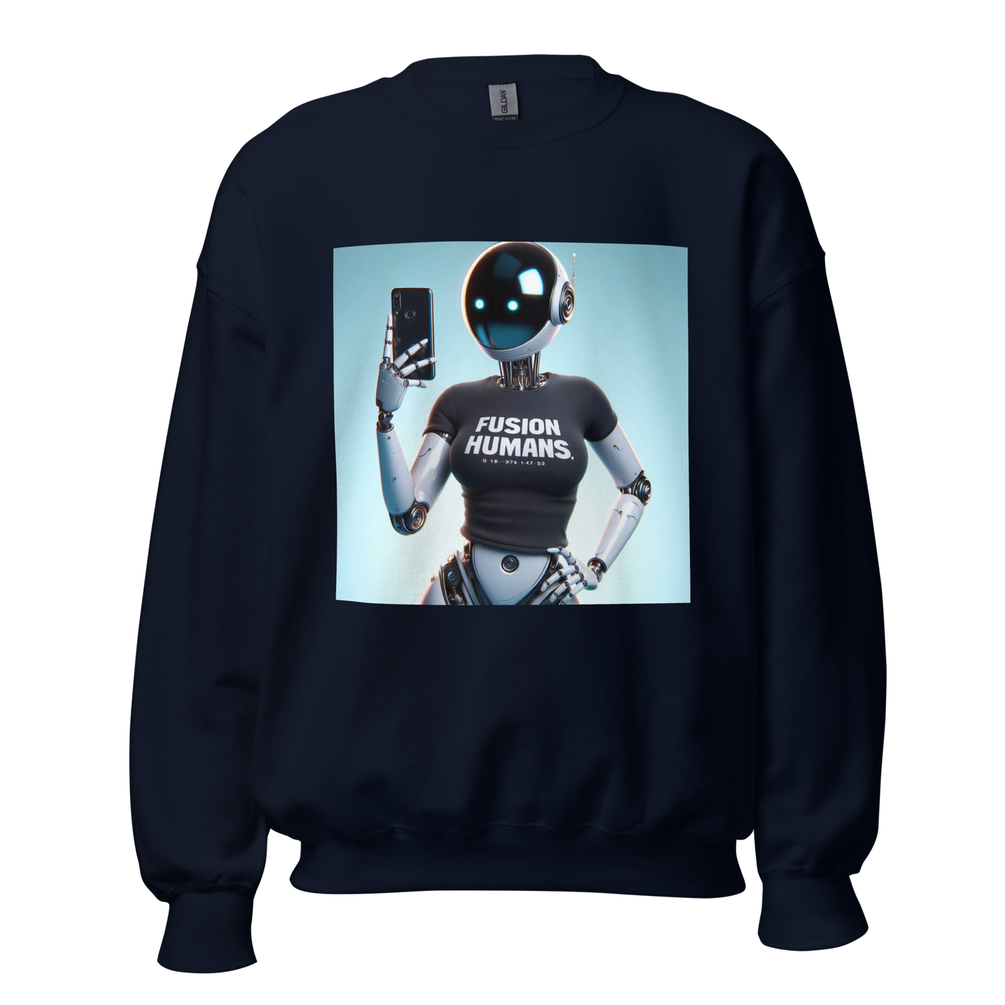 Sudadera unisex "robot woman"