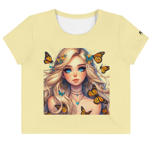 Camiseta corta mariposas monarca 🦋