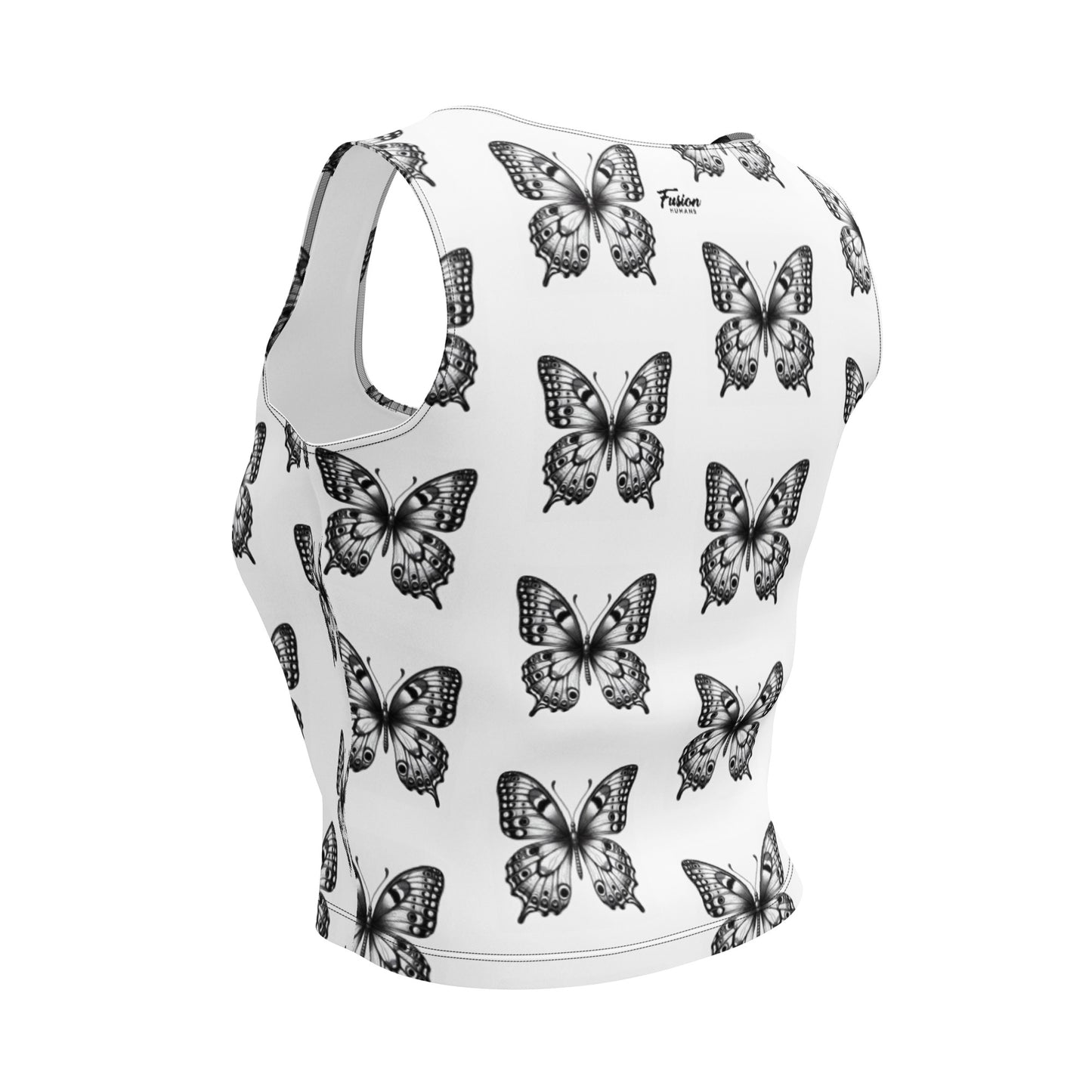 Camiseta crop top mariposas 🦋🦋