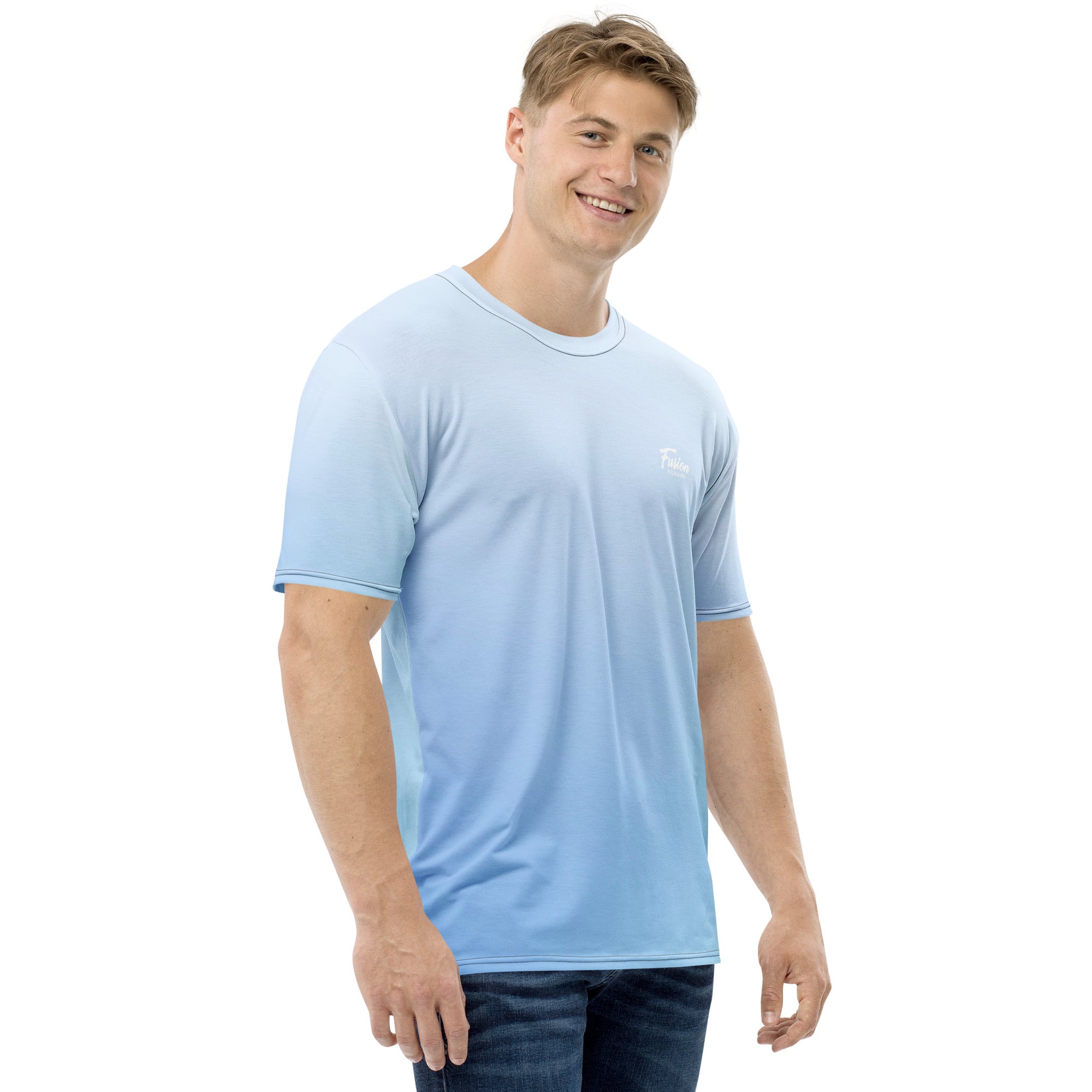 Camiseta degradada hombre sale