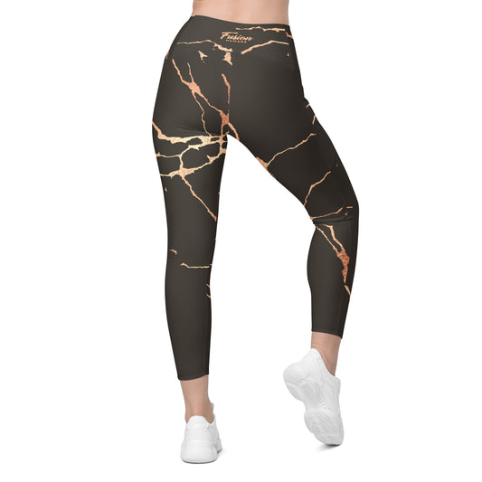 Leggins Kintsugi  bronce rosado