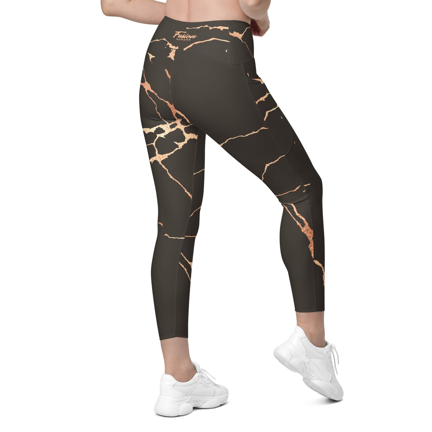 Leggins Kintsugi  bronce rosado