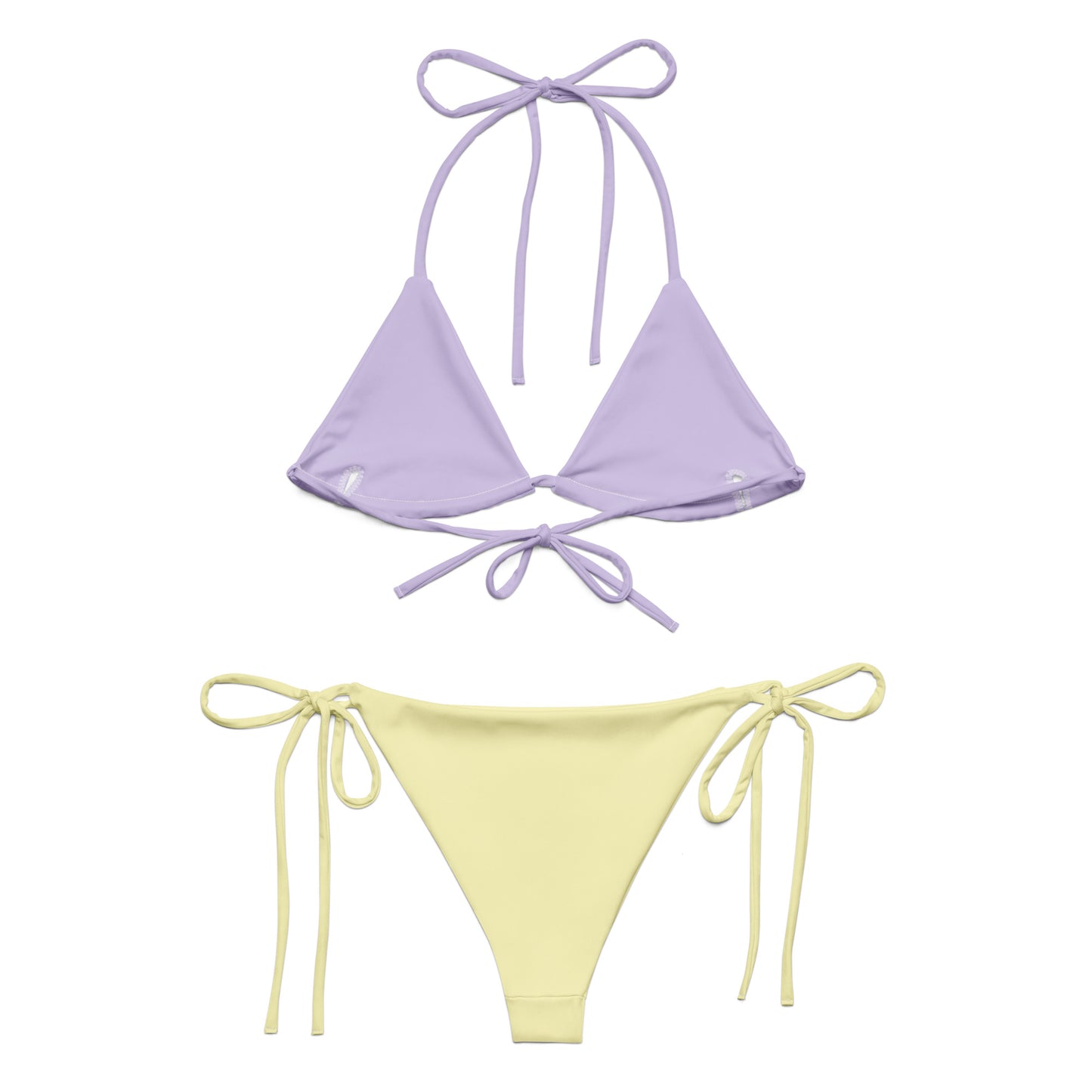 Bikini bicolor pastel