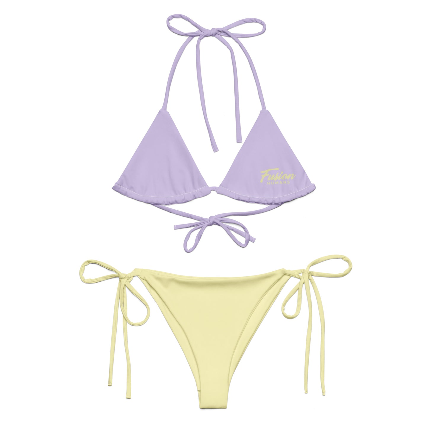 Bikini bicolor pastel