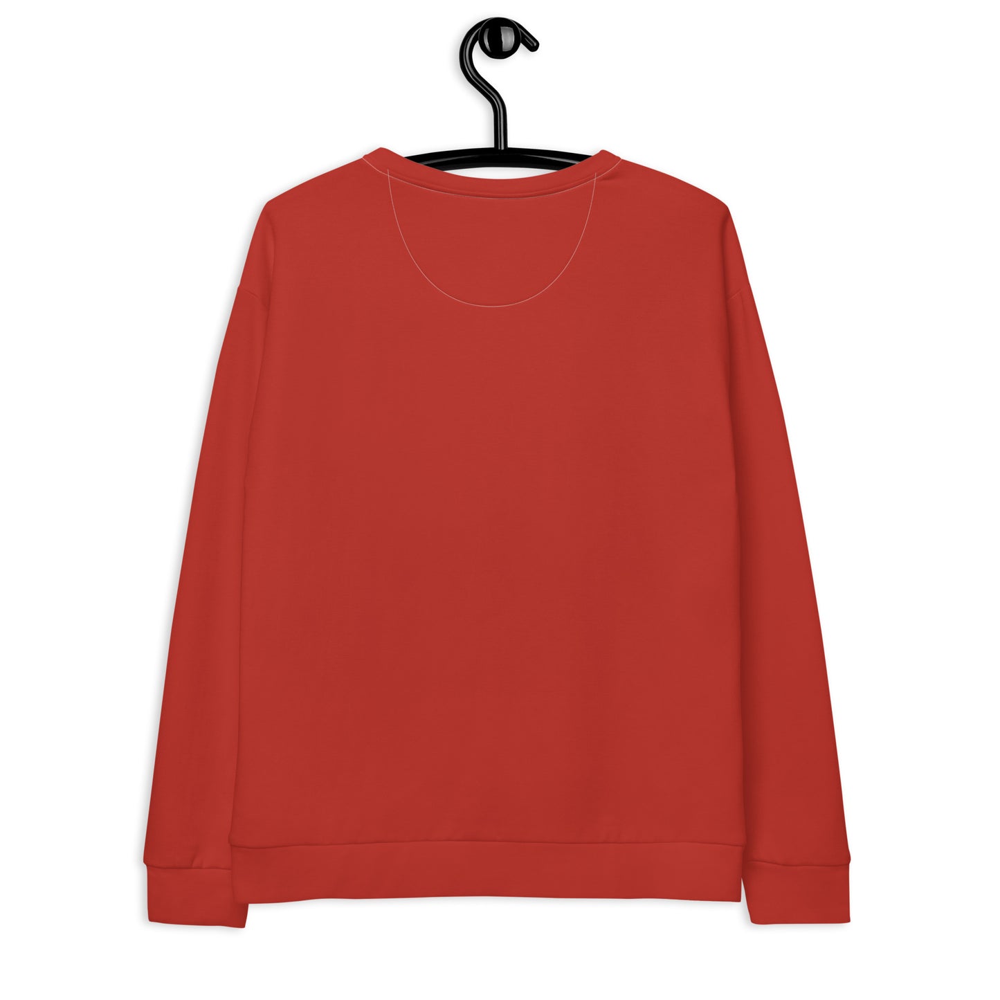 Sudadera unisex rojo intenso