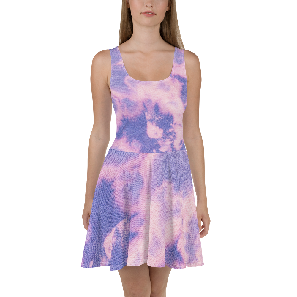 Vestido skater morado