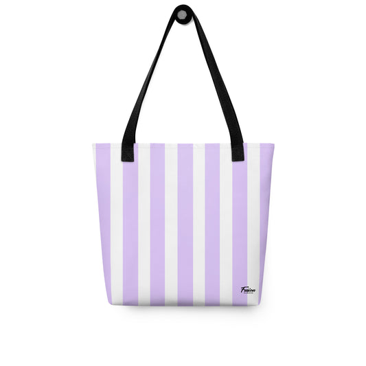 Bolso rayas lilac