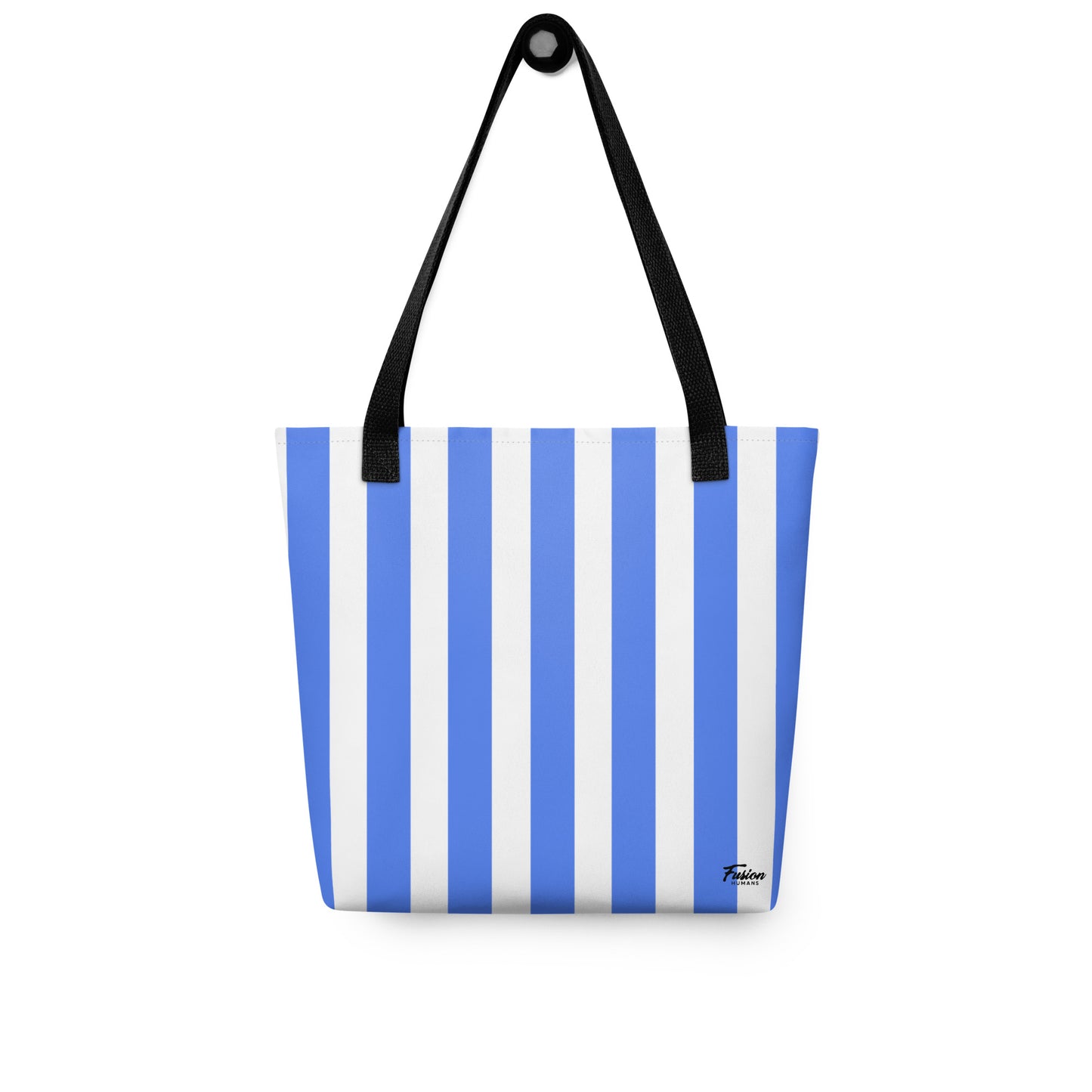 Bolso rayas azul