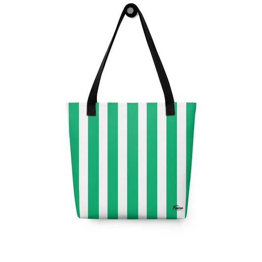 Bolso rayas verde