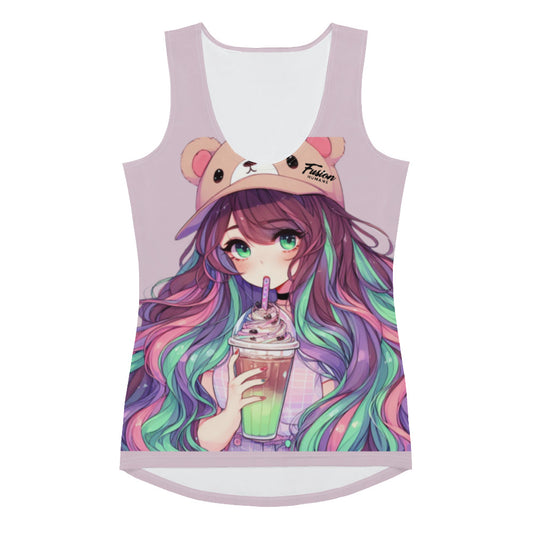 Camiseta de tirantes kawaii