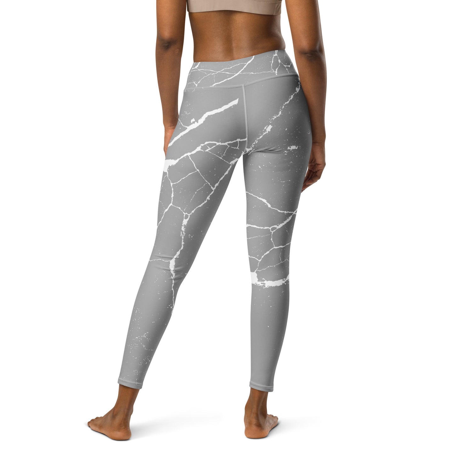 Leggings de yoga gris