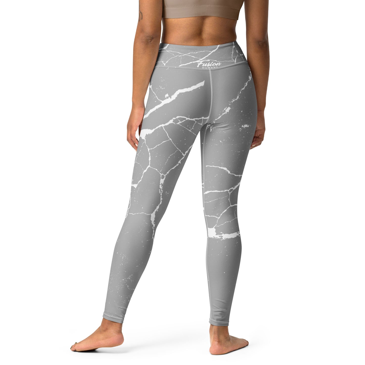 Leggings de yoga gris