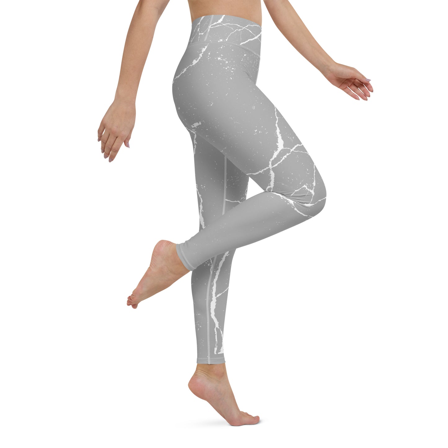 Leggings de yoga gris