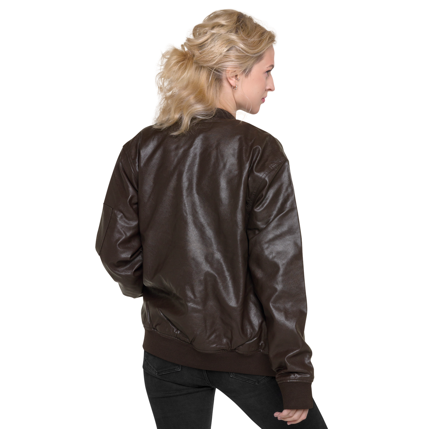 Chaqueta bomber piel vegana