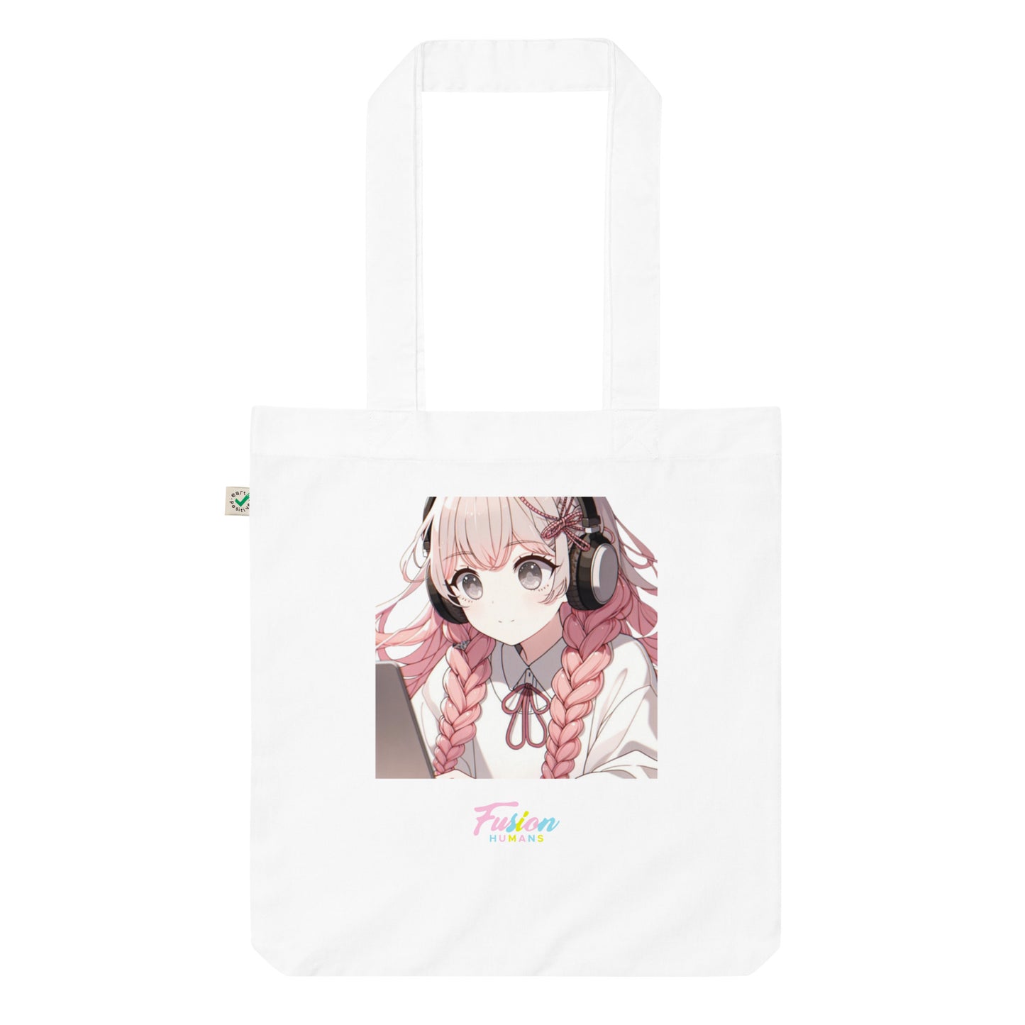 Tote bag orgánica anime