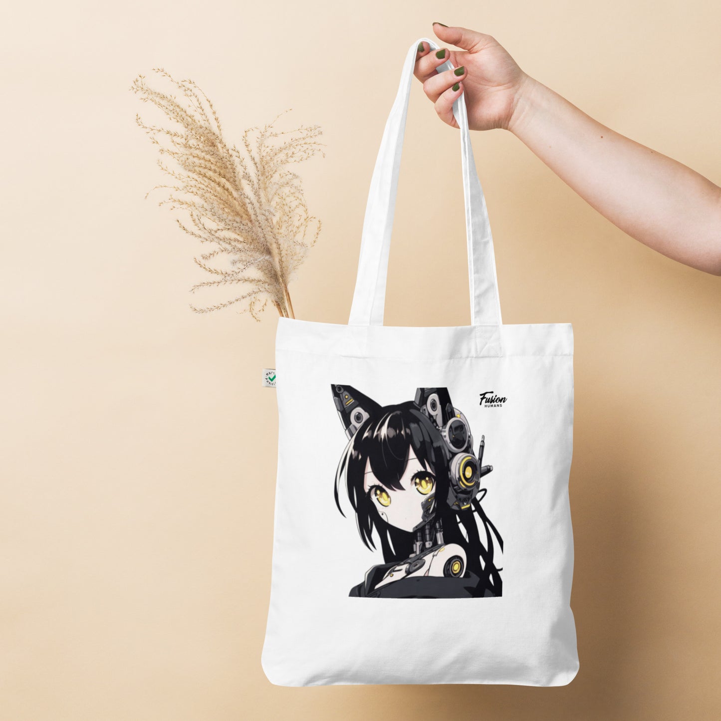 Tote bag orgánica anime