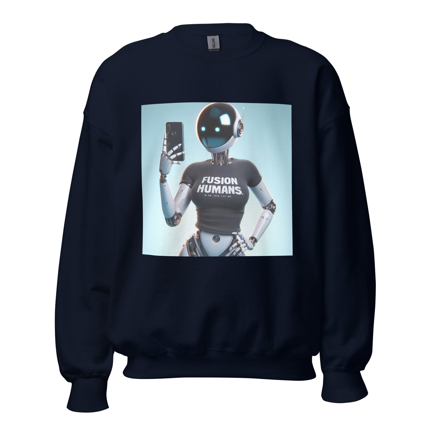 Sudadera unisex "robot woman"