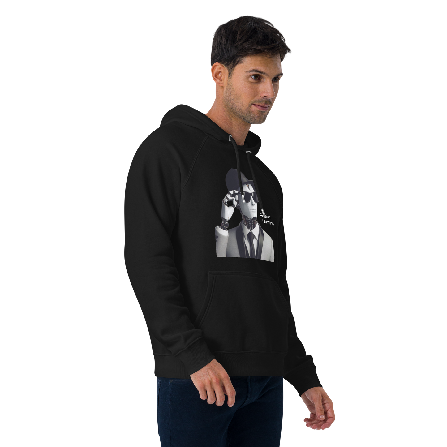 Sudadera elegant robot eco