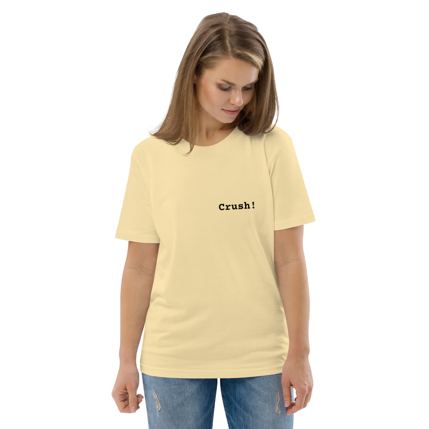 Camiseta de algodón orgánico unisex crush!