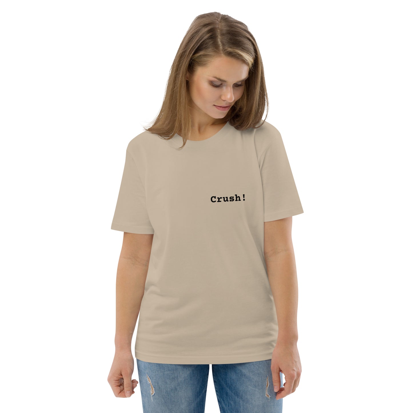 Camiseta de algodón orgánico unisex crush!