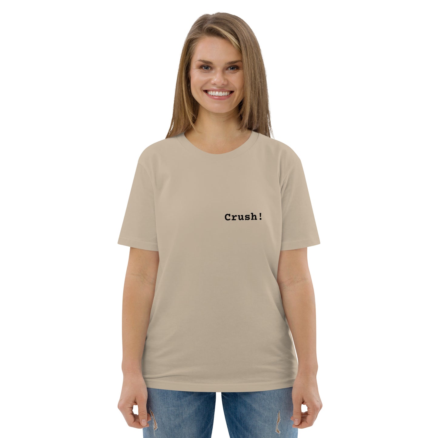 Camiseta de algodón orgánico unisex crush!