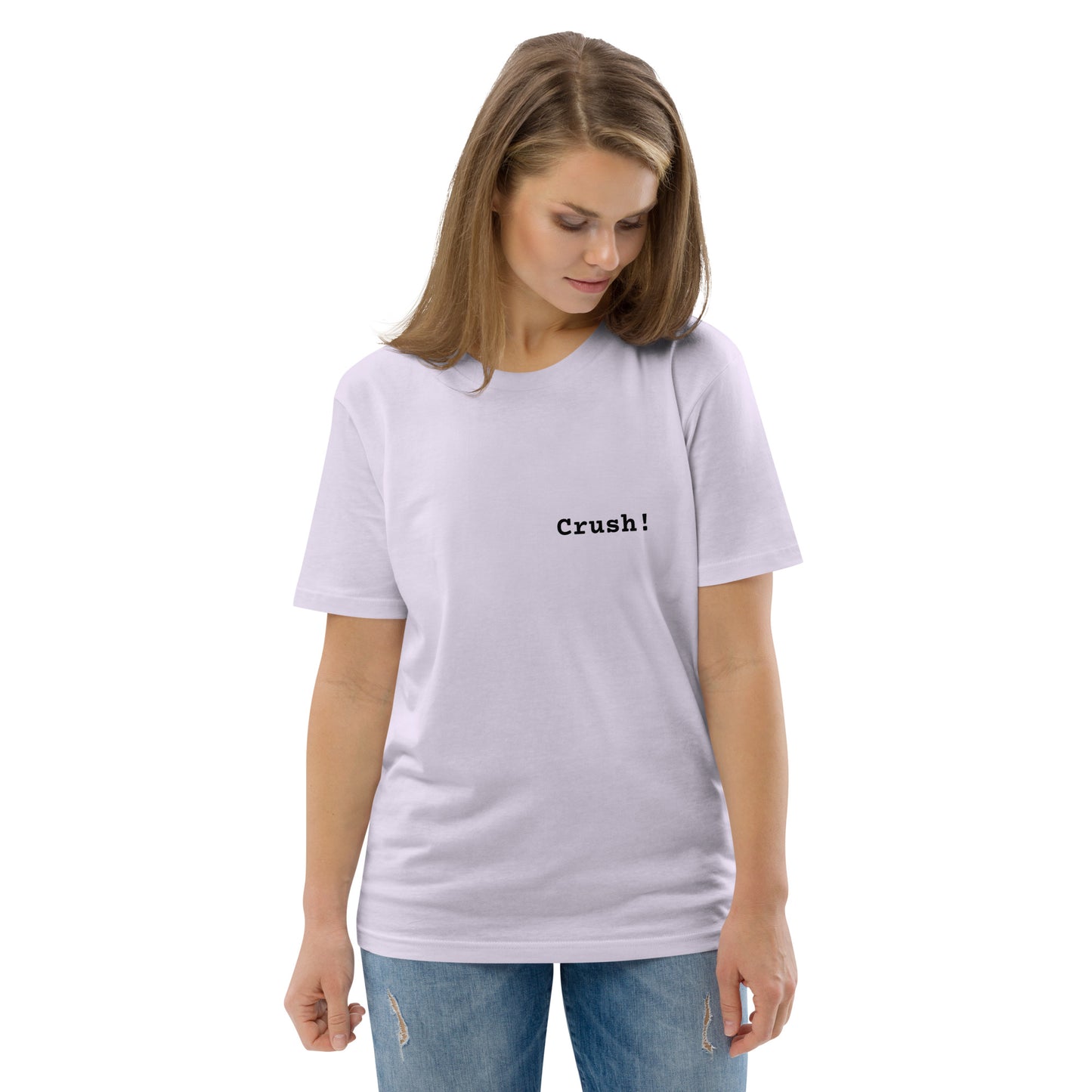 Camiseta de algodón orgánico unisex crush!