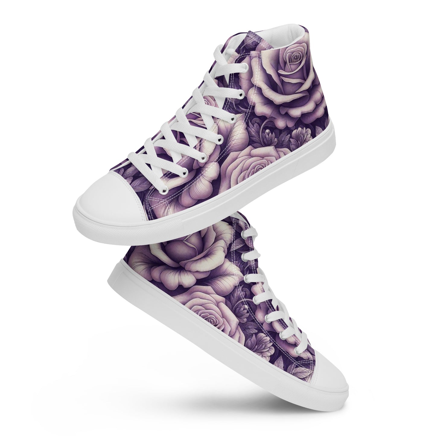 ZAPATILLAS LONA PURPLE ROSES